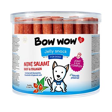 

Bow wow Mini uherské salámky s kolagenem 60 ks