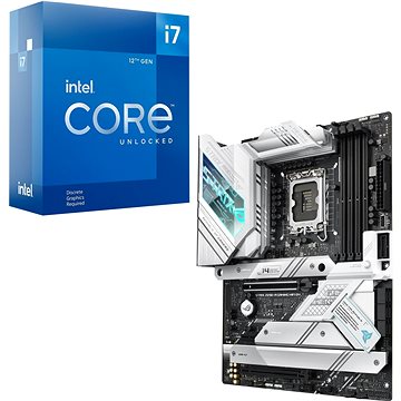 Intel Core i7-12700KF + ASUS ROG STRIX Z690-A GAMING WIFI D4 - Set