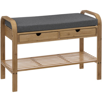 

5five Zen Botník se sedátkem bambus, 74 × 34 × 55 cm