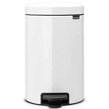 

Brabantia, pedálový koš newlcon 12l barva bílá
