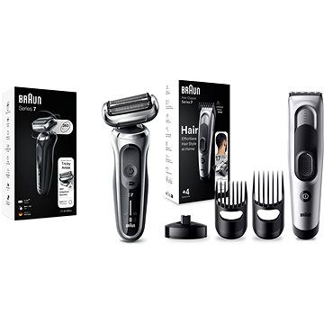 

Braun Series 7 71-S1000s Elektrický Holicí Strojek + zastřihovač Braun Series 7 HC7390