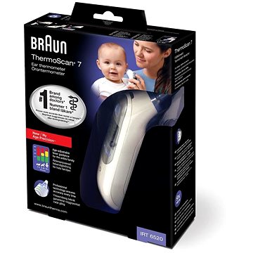 

BRAUN ThermoScan 7 IRT6520 AGE Precision bílý