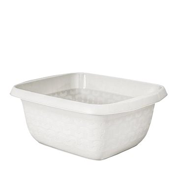 

Branq Obdelníkový lavor/mísa Cotton 16l - antická bílá