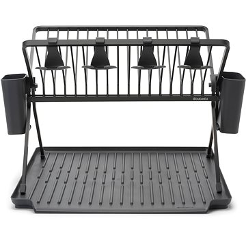 

Brabantia Skládací odkapávač na nádobí - velký, tmavě šedý