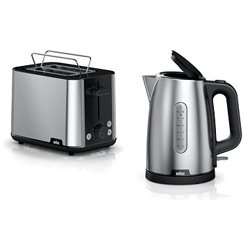 

Snídaňová kolekce Braun PurShine - černá (WK1500.BK & HT1510.BK)
