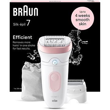 

Braun Silk·épil 7 7-030, Bílý/Růžový