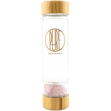 

BrainMax Pure Skleněná láhev s růženínem 500 ml