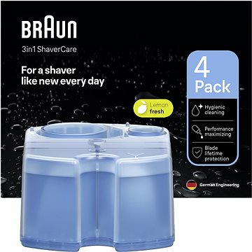 

Braun Clean & Renew Kazety pro Braun SmartCare a Clean&Charge, 4 ks