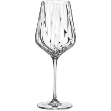 

BOHEMIA ROYAL CRYSTAL Sada sklenic na bílé víno Crystal Winestar Spirale 485 ml 6 ks