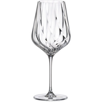 

BOHEMIA ROYAL CRYSTAL Sada sklenic na červené víno Crystal Winestar Spirale 620 ml 6 ks