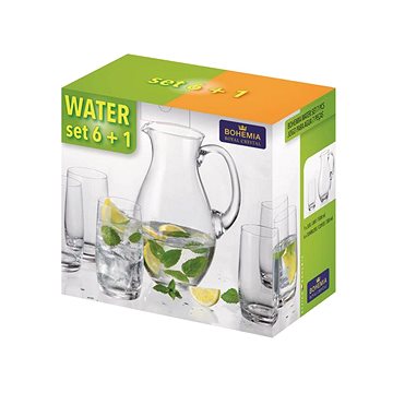 

BOHEMIA ROYAL CRYSTAL Water set 7 pcs