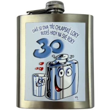 

DIVJA Dárková placatka Dáš si dva tři chlapské loky - 30tka 200 ml