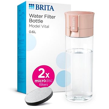 

BRITA Fill&Go Vital 0,6 l meruňková + 2 × microdics 2024