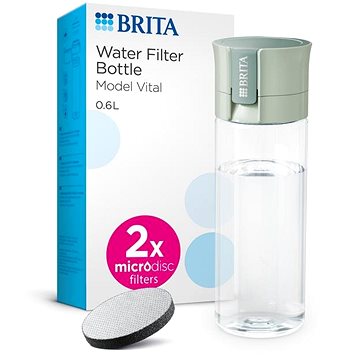 

BRITA Fill&Go Vital 0,6 l zelená + 2 × microdics 2024
