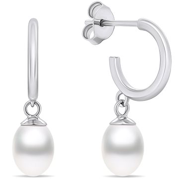 

Brilio Silver EA649W kruhy s perlou (Ag 925/1000, 2,8 g)