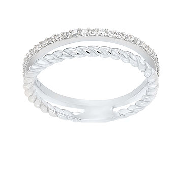 

Brilio Silver Stříbrný prsten se zirkony GR044W 54 mm (Ag925/1000, 2,19 g)