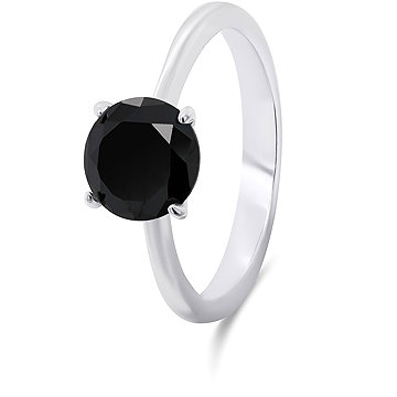 

Brilio Silver Stříbrný prsten s černým zirkonem RI057WBC 60 mm (Ag925/1000, 2,42 g)