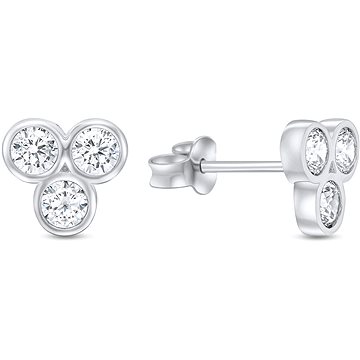 

Brilio Silver Minimalistické stříbrné náušnice EA349W (Ag 925/1000, 1,37 g)