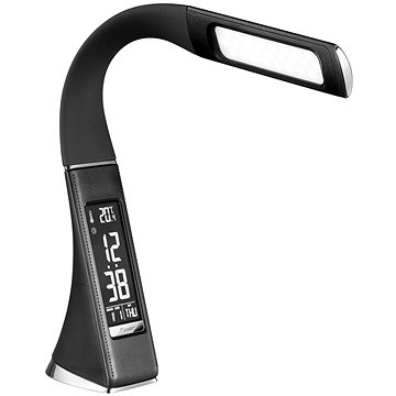 Brilagi LED Stmívatelná stolní lampa s displejem Pelle LED/7W/230V černá