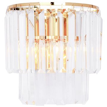 

Brilagi LED Křišťálové nástěnné svítidlo MOZART 2× E14 40 W zlaté