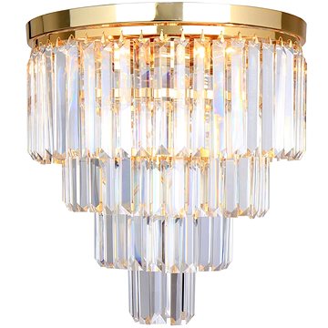 

Brilagi LED Křišťálové stropní svítidlo MOZART 5× E14 40 W zlaté