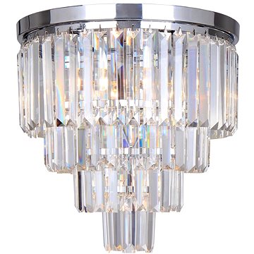 

Brilagi LED Křišťálové stropní svítidlo MOZART 5× E14 40 W lesklý chrom