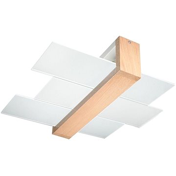 

Brilagi - LED Stropní svítidlo HERA 2 × E27 / 7,5 W / 230 V dřevo
