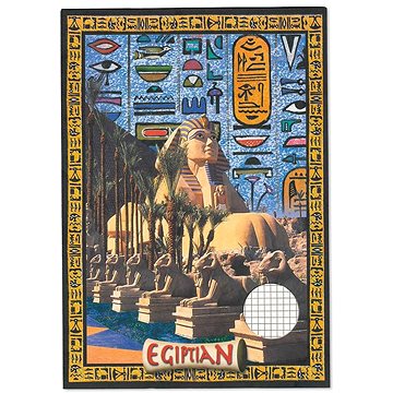 

Vikpap Poznámkový blok A6 čtvereček, 50 listů, závěsná obálka EGYPT