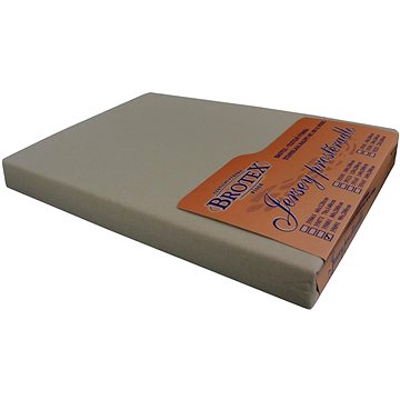 

Brotex Jersey prostěradlo světle béžové, 180 × 200 cm dvojlůžko