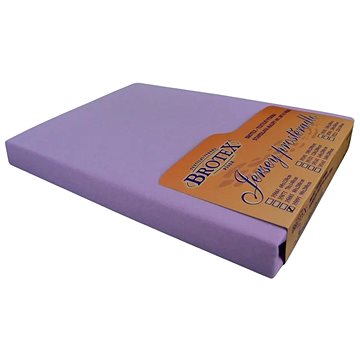 

Brotex Jersey prostěradlo světle fialové, 90 × 200 cm jednolůžko