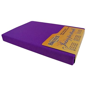 

Brotex Jersey prostěradlo tmavě fialové, 220 × 200 cm
