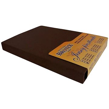 

Brotex Jersey prostěradlo tmavě hnědé, 100 × 200 cm