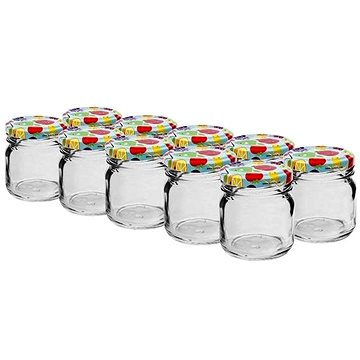 

BROWIN Sklenice s bar. víčkem 40 ml 10 ks