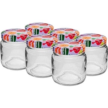 

BROWIN Sklenice s bar. víčkem 106 ml 6ks