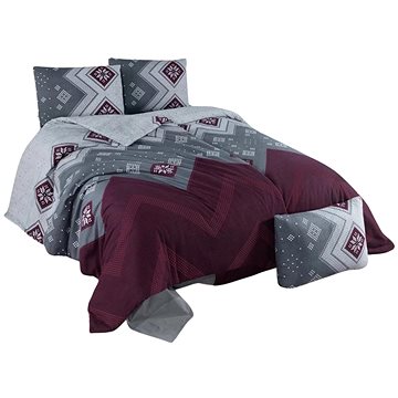 

Brotex Flanelové francouzské povlečení 200 × 200, 70 × 90 cm, Scandinavia red
