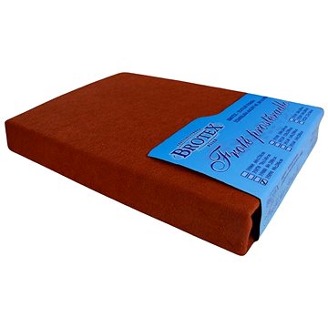 

Brotex Froté prostěradlo hnědé, 90 × 200 cm jednolůžko