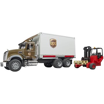

Bruder Nákladní auto UPS Mack Granite s vysokozdvižným vozíkem