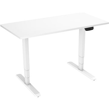 AlzaErgo Table ET1 NewGen bílý + deska TTE-03 160x80cm bílý laminát
