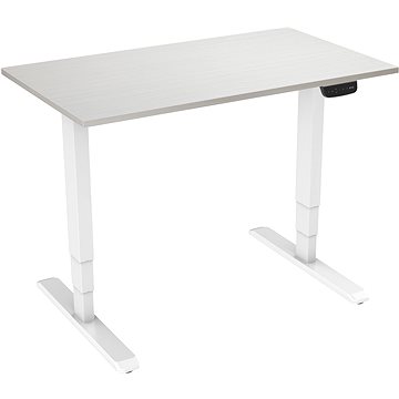AlzaErgo Table ET1 NewGen bílý + deska TTE-12 120x80cm bílá dýha