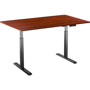 

AlzaErgo Table ET2 černý + deska TTE-01 140x80cm lamino kaštan