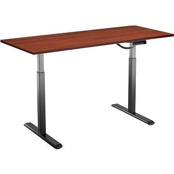 

AlzaErgo Table ET2 černý + deska TTE-03 160x80cm lamino kaštan