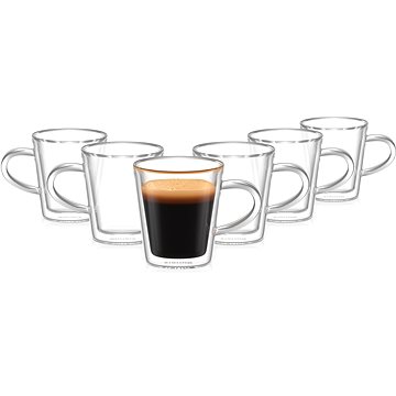 

Siguro Hrnek z dvoustěnného skla Espresso, 90 ml, 6 ks
