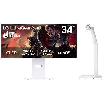 34" LG UltraGear 34GX90SA-W + LG Swing Stand