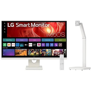 31,5" LG Smart 32U721SA-W + LG Swing Stand