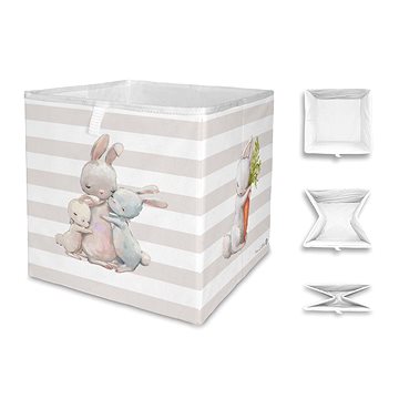 

Butter Kings hugging bunnies, 32 × 32 cm