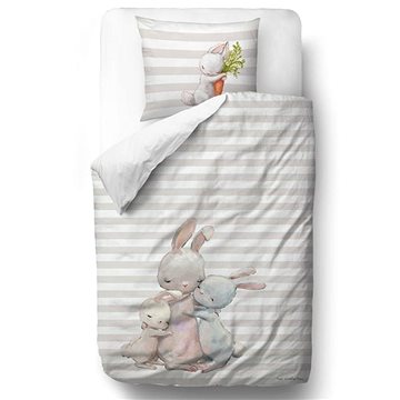 

Butter Kings Forest School-Hugging Bunnies 140 × 200/90 × 70 cm