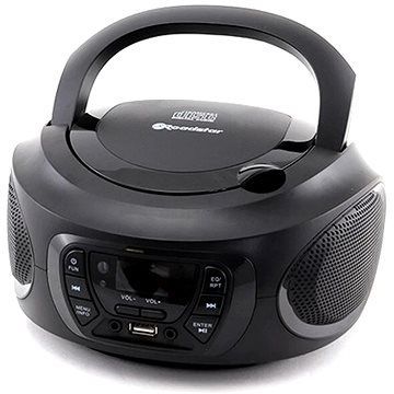 

Roadstar CDR-375D+/BK přenosný CD/MP3,DAB+