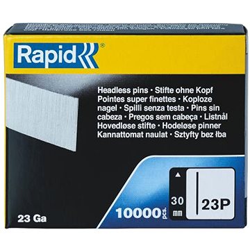 

RAPID Hřebíky 23P/30mm, 10000ks, krabička