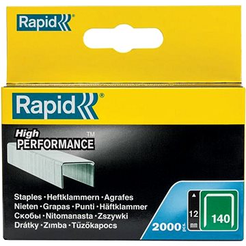 

RAPID Spony 140/12mm, 2000ks, krabička
