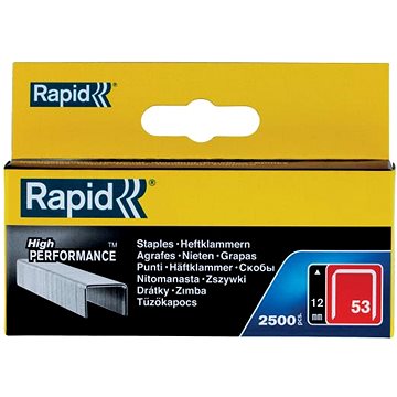

RAPID Spony 53/12mm, 2500ks, krabička